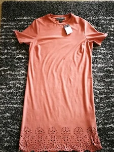 Altrosa Damenkleid Longshirt von Primark Gr. 32 wie Wildleder - Bild 1 von 7