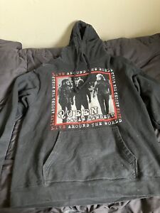 Queen Live Around The World Hoodie Large VGC