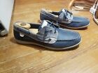 Sperry Top-Sider Songfish Size: 11 M Color: Linen / Navy Boat Shoes
