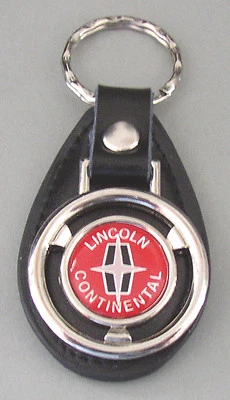 Red LINCOLN CONTINENTAL 1111 Mini Steering Wheel Key Ring 1996 97 98 1999 2000 - Image 1 of 4