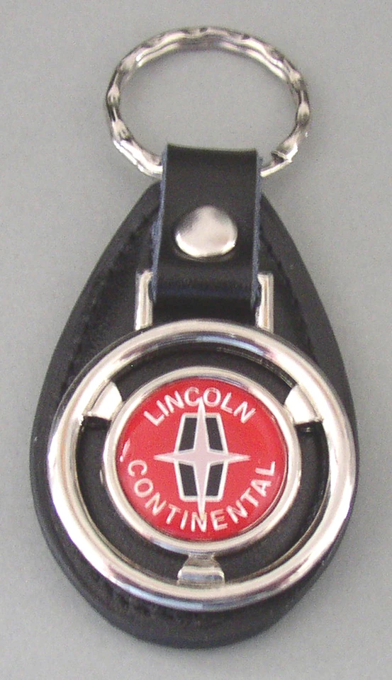 Red LINCOLN CONTINENTAL 1111 Mini Steering Wheel Key Ring 1996 97 98 1999 2000 - Image 1 of 4