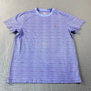 Psycho Bunny Shirt Youth Size 3 Purple Striped Logo Boys Girls Unisex Crew Tee - Picture 1 of 10