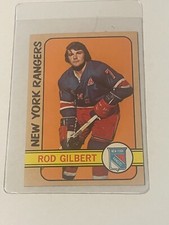 Rod Gilbert New York Rangers Topps 1972-73 Hockey card #80