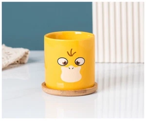 8cm Psyduck Flower Pots Anime Succulent Plant Pot for Succulents Decoration - Picture 1 of 1