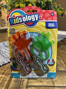 Kidsology - 2 x Sticky Stretchy Snap Hand Reds (Red & Green) NIP - SAVE BIG L@@K - Picture 1 of 2