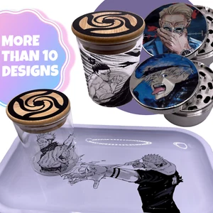 Jujutsu Kaisen Anime Gewürzmühle, Vorratsglas, Rolltablett Set - Bild 1 von 16