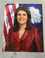 Nikki Haley Signed Photo 8"x10" **smudged** Presidential Candidate 2024...