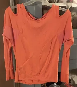 Top MPG Activewear Mujer XS Naranja Hombro Frío-Bolsillo con Cremallera - Imagen 1 de 2