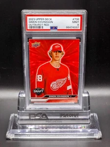 Simon Edvinsson 2023-24 Upper Deck Extended Series Draft Outburst Red 738 #04/25 - Picture 1 of 9