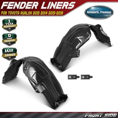 2 piezas forros de guardabarros interiores delanteros protector contra salpicaduras para Toyota Avalon 2013-2018 Foto 1 de 4