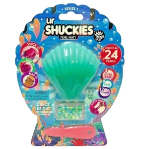 Lil Shuckies Pearl Party ~ Serie 1 ~ Crea tu propio brazalete de cuentas misteriosas ~ Nuevo en paquete - Imagen 1 de 3