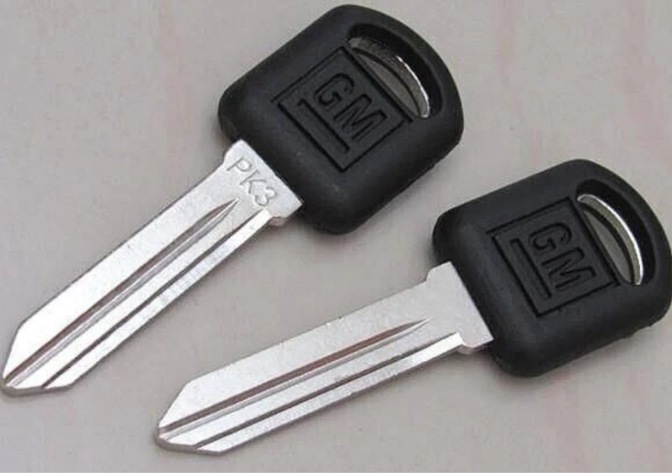 Set of 2 Buick B97 GM LOGO PK3 Transponder Key (13)  Top Quality USA Seller - Image 1 of 4