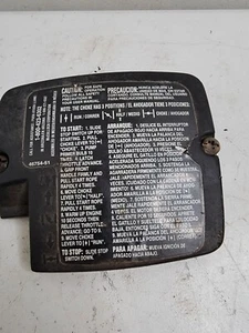 MAC Chainsaw 3516 35cc Air Filter Cover Instruction Sticker OEM Part 46754-51 - Picture 1 of 16