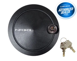 NRG New Steering Wheel Quick Release Quick Lock With 2 Keys Black SRK-201MB - Picture 1 of 5