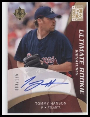 #106 Tommy Hanson 2009 Upper Deck Ultimate Collection Rookie #/135 - Image 1 of 2
