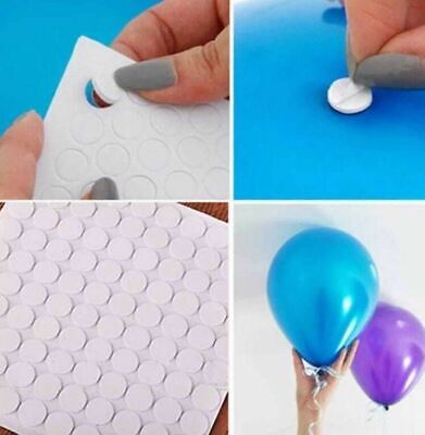 Balloon Stickers Dots Adhesive Wedding Party Decoration Ceiling Wall Attach • 3.05€