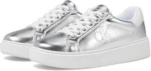 Brand New Calvin Klein Women's Daili Sneaker Silver US 9.5 - Picture 1 of 6