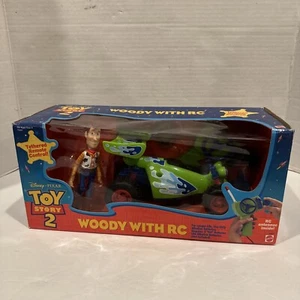 Disney Toy Story 2 WOODY WITH RC Radio Remote Control Buggy Figure Mattel NEW - Picture 1 of 5