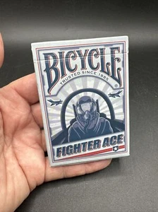 Bicycle Fighter Ace Playing Cards New In Opened Box Complete - Picture 1 of 4