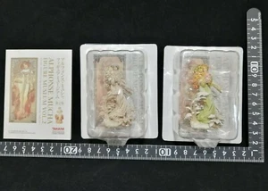 TAKARA＋KAIYODO Alphonse Mucha Vol.2 figure "spring" 2pcs colored & achromaticset - Picture 1 of 6
