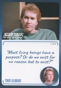 Star Trek TNG Archives & Inscriptions card #31 Tam Elbrun Variation 7 of 9