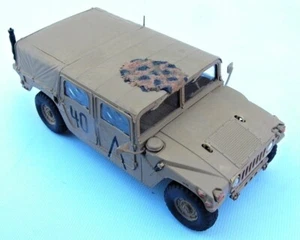 COMMANDO HUM-V Hummer, esercito americano, modello costruito, scala 1/35 - Foto 1 di 4