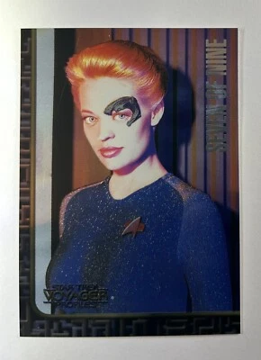 Star Trek Voyager Profiles Seven of Nine Duty Assignment Insert Rare 7 of 9 SSP - Bild 1 von 2