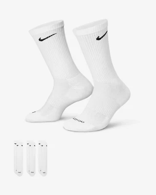 Paquete de 3 calcetines de entrenamiento Nike Everyday Plus Dri-FIT con cojín Foto 1 de 4