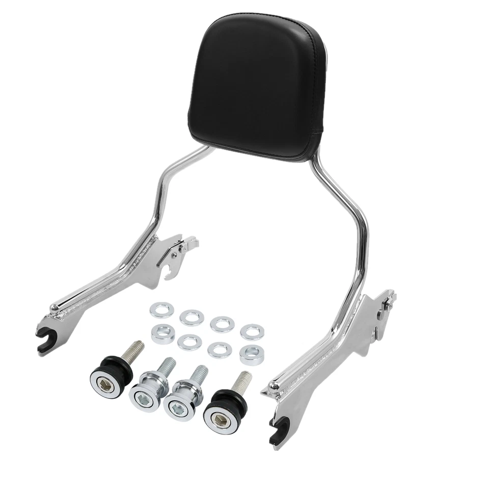 Kit de ferragens de encaixe de encosto de barra cromada Sissy para Harley Fat Boy Breakout 18-25 - Imagem 1 de 4