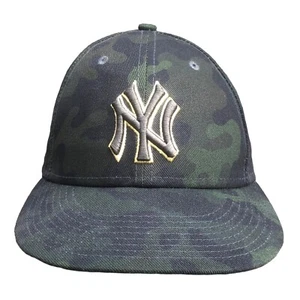 New Era 59Fifty New York Yankees Militär grün tarnfarben passend Mütze 7 1/8 - Bild 1 von 10