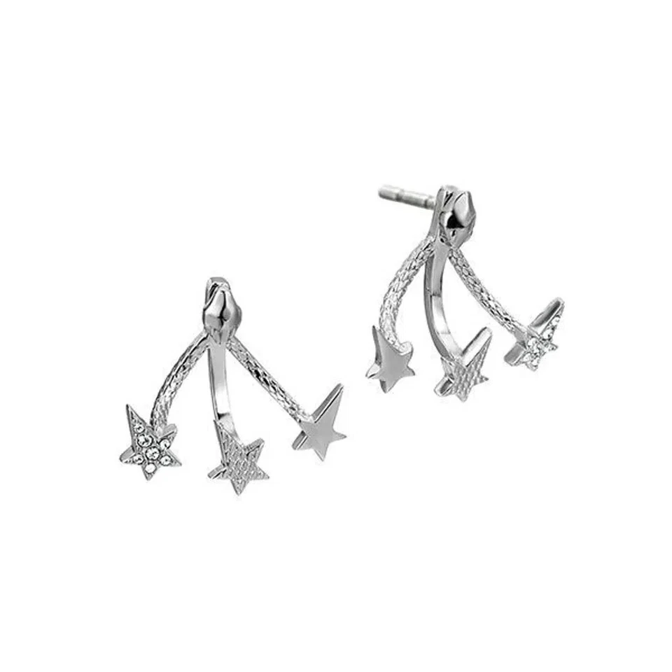 Just Cavalli Ohrringe Ohrstecker Sterne Silber Damen Damenohrringe - Bild 1 von 1