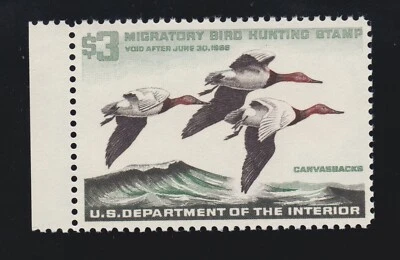 US RW32 $3 Duck Hunting Mint XF OG NH SCV $100 - Image 1 of 2