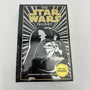 THE STAR WARS TRILOGY (Darth Vader) George Lucas Deluxe Leather Bound NEW SEALED - Foto 1 di 4