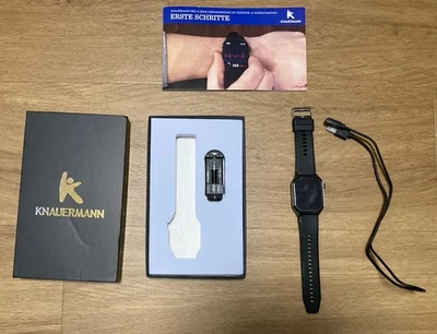Knauermann PRO 3 (2024) Schwarz - Gesundheitsuhr Smartwatch - Bild 1 von 3