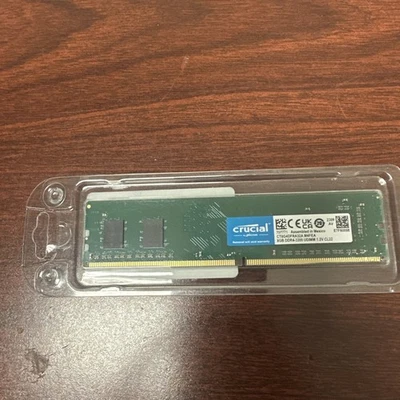 Crucial 8GB DDR4 RAM 3200mhz UDIMM (NUEVO) Foto 1 de 2