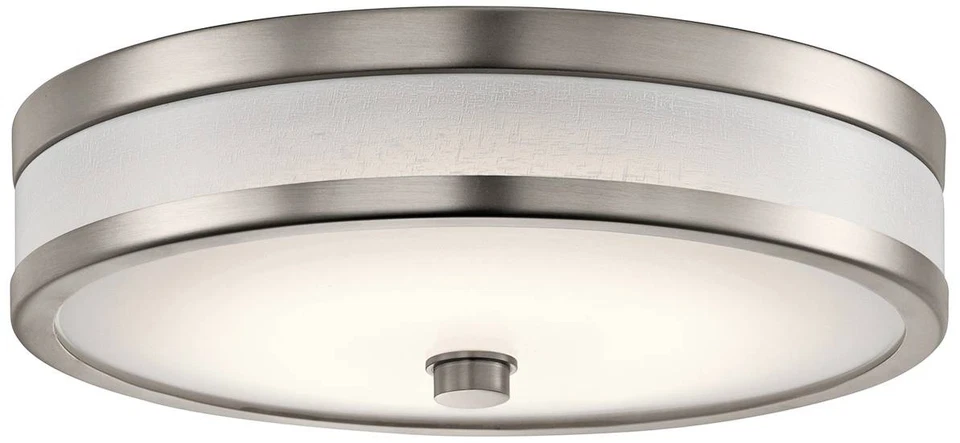 Kichler Pira 12" Wide Champagne LED Ceiling Light - Image 1 of 1