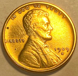1909 S VDB Lincoln Cent CHOICE BU RED - Picture 1 of 2