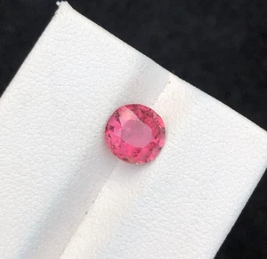 1.49 Cts Natural cut Pink Tourmaline Round shape losse gems from Afghanistan. - Picture 1 of 7