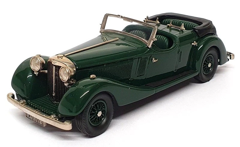 Lansdowne Models 1/43 Scale LDM27 - 1937 Jensen Dual Cowl Phaeton Green - Image 1 of 4