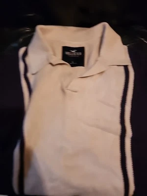 Men's Hollister Knit Collar Shirt Size Large - Image 1 of 3