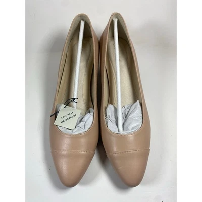 Tacones Cole Haan Go To de cuero impermeables nuevos con etiquetas W9 Foto 1 de 4