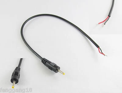 CCTV DC Power Tip Plug Connector 2.5mm x 0.7mm Male Socket with Cord Cable 30cm - Image 1 of 2