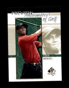 2001 Upper Deck SP Authentic Preview #51 Tiger Woods RC - Bild 1 von 2