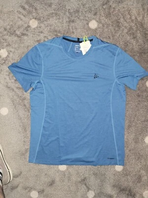 Craft adv essence Melange SS T 恤 尺寸 M 液体 蓝色 — 第 1/4 张图片