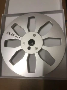 2X Standard 7" Aluminium AKAI Silber Tonbandspulen für Tonbandgeräte. - Bild 1 von 8