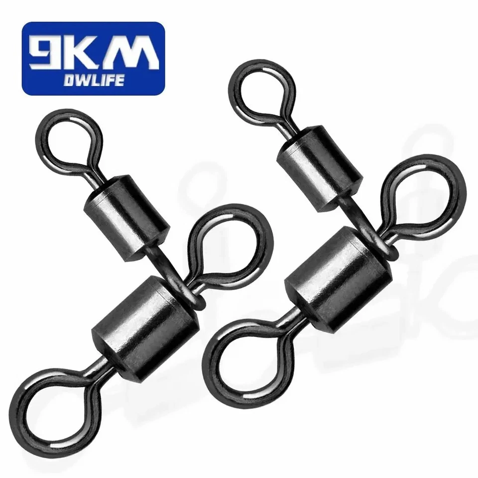 3 Way Swivel Fishing Crossline Swivel Fishing Lure Ring Chain Connector Trolling - Image 1 of 4