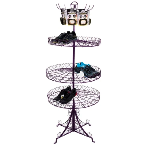 Wire Display Basket Purple Heart Cover
