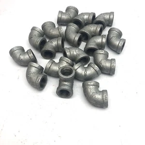 LOT OF 18 UNBRANDED 3/8"ELBOW 90 DEGREE IRON PIPE FITTING - Picture 1 of 3