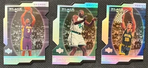 1999-00 Black Diamond Diamond Debut Die-Cut 3 Karten Lot - Griffin, George, Foster - Bild 1 von 2