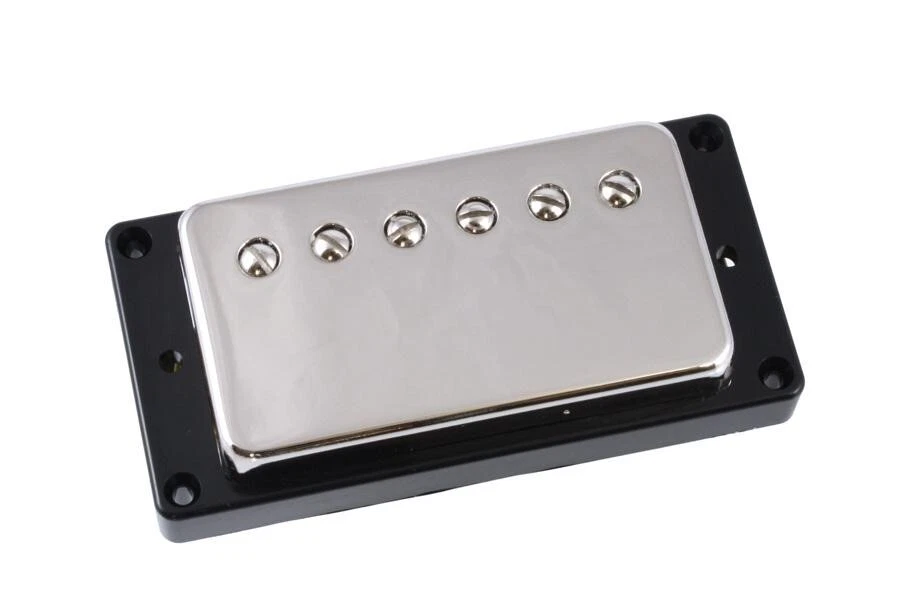 NEW - Humbucking Pickup With Cover - CHROME, #PU-0409-010 - Image 1 of 1